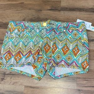 love, Fire Patterned Shorts
